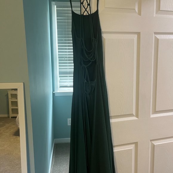Lulus Green Prom Dress - Picture 2 of 4